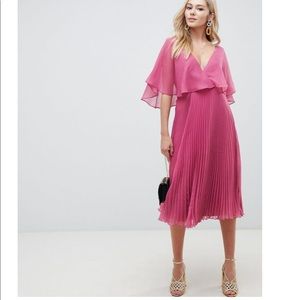 ASOS Dresses - ASOF Flutter Sleeve Midi Dress ASOS Dresses - ASOF Flutter Sleeve Midi Dress
